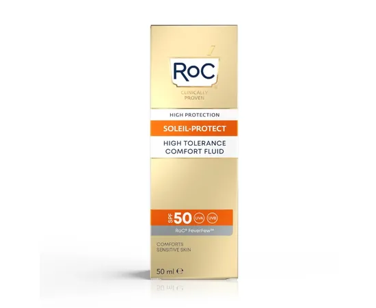 Roc Soleil Protect Sonnenschutz-Fluid fürs Gesicht LSF 50 Hohe Verträglichkeit 50ml