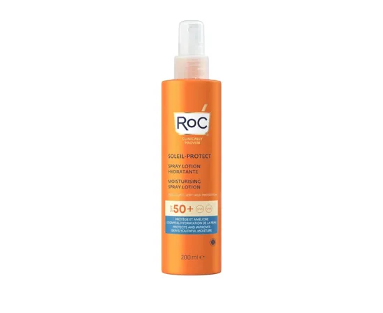Roc Soleil Protect Hydratisierende Sonnenschutz-Spray Lotion Körper LSF 50+ 200ml