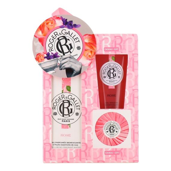 Roger & Gallet Rose Cofanetto Regalo Acqua Profumata 100 Ml + Saponetta 50 Gr + Gel Doccia 50 Ml | Acquista Online su Farmaclick