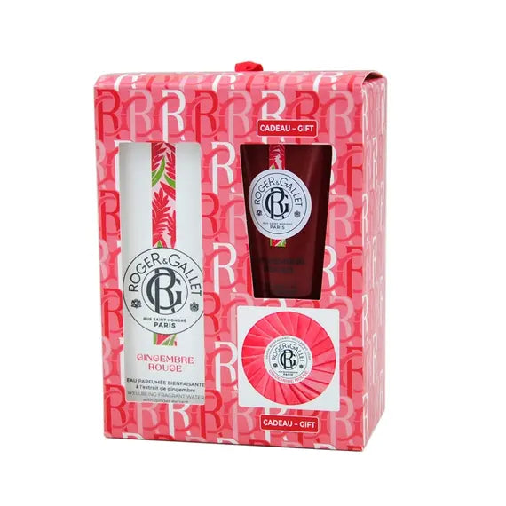 Roger & Gallet Gingembre Rouge Cofanetto Regalo Acqua Profumata 100 Ml + Saponetta 50 Gr + Gel Doccia 50 Ml | Acquista Online su Farmaclick