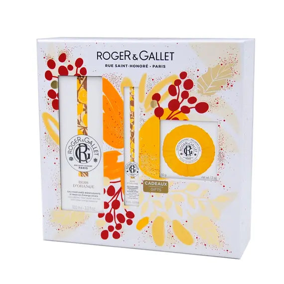 Roger & Gallet Cofanetto Bois Orange Acqua Profumata + Mini Taglia + Saponetta Profumata | Acquista Online su Farmaclick
