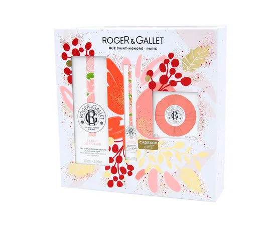 Roger & Gallet Cofanetto Fleur De Figuier Acqua Profumata + Mini Taglia + Saponetta Profumata