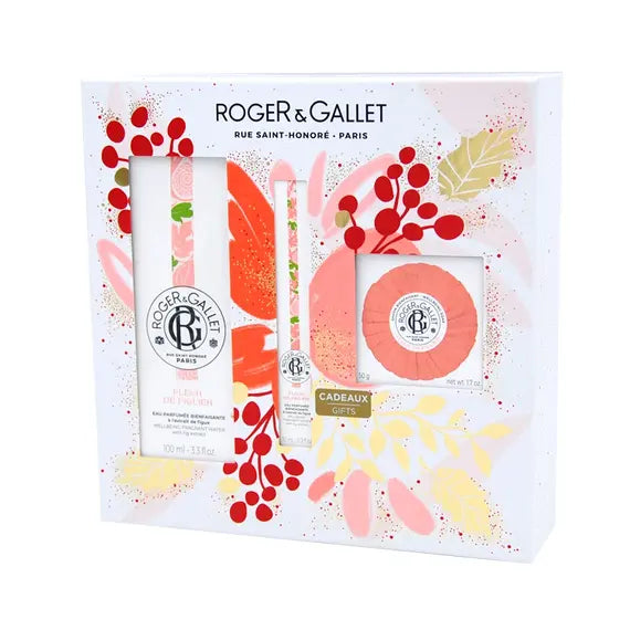 Roger & Gallet Cofanetto Fleur De Figuier Acqua Profumata + Mini Taglia + Saponetta Profumata | Acquista Online su Farmaclick