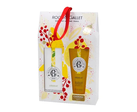 Roger & Gallet Cofanetto Natale Cedrat Acqua Profumata 30 Ml + Doccia Gel 50 Ml