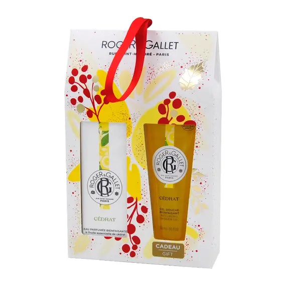 Roger & Gallet Cofanetto Natale Cedrat Acqua Profumata 30 Ml + Doccia Gel 50 Ml | Acquista Online su Farmaclick