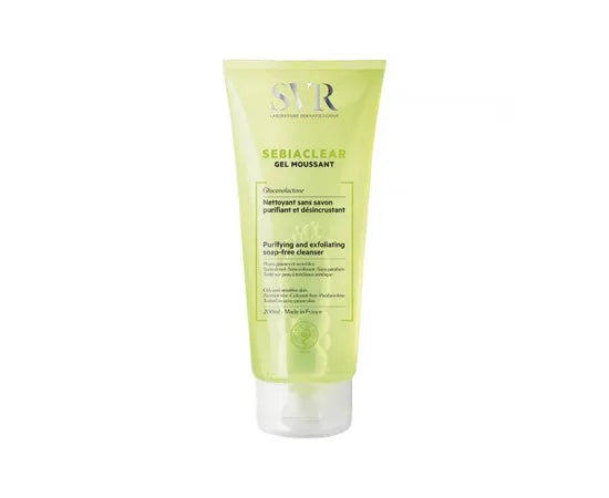 SVR Seifenfreies Reinigungsgel für fettige und zu Akne neigende Haut 200ml