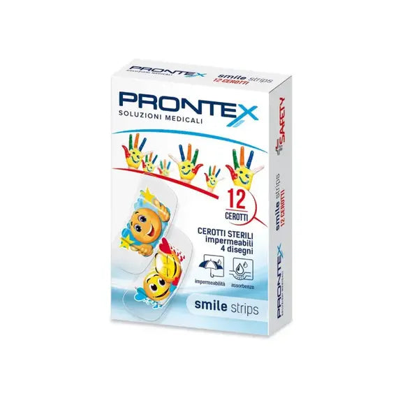 Safety Cerotti Prontex Smile Strips 12 Cerotti | Acquista Online su Farmaclick