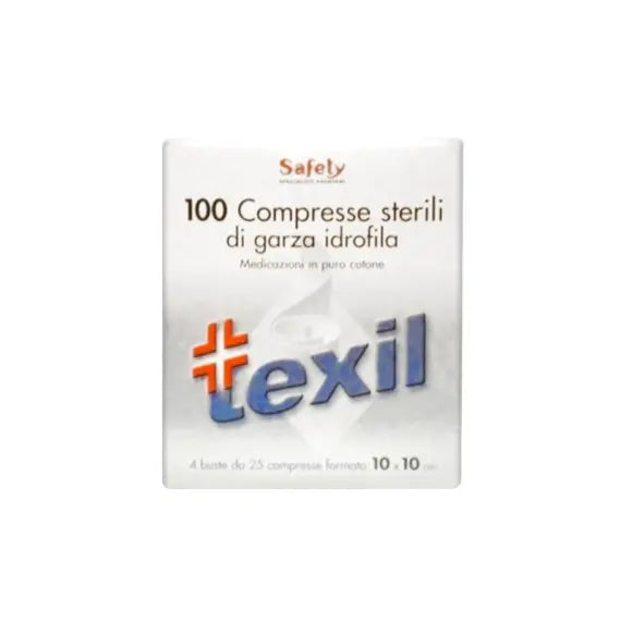 Safety Garza Texil 10x10 Cm 100 Pezzi | Acquista Online su Farmaclick