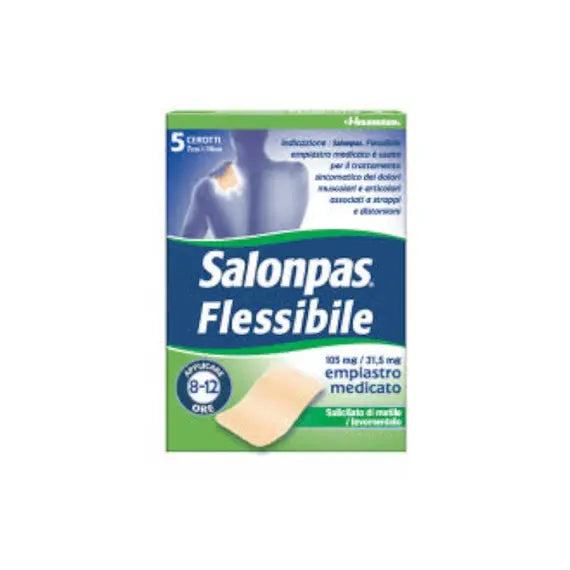 Salonpas Flessibile 5 Cerotti Medicati 7x10 Cm | Acquista Online su Farmaclick