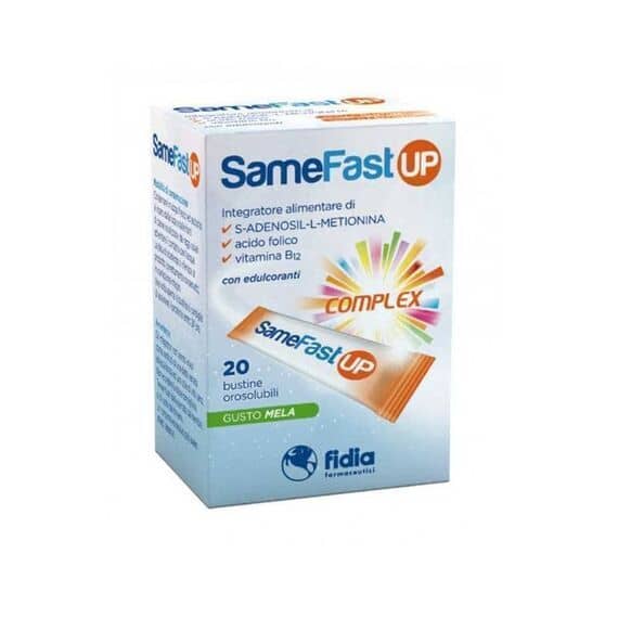 Samefast Up Complex Integratore per Umore Stanchezza e Affaticamento 20 Bustine Orosolubili Gusto Mela | Acquista Online su Farmaclick