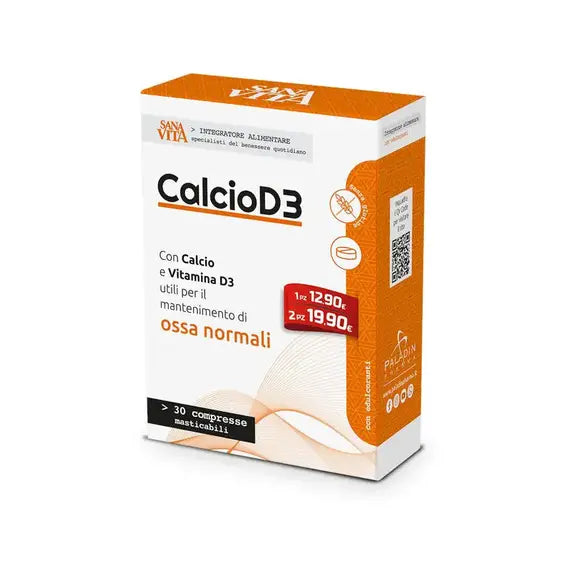 Sanavita Calcio Vitamina D3 30compresse | Acquista Online su Farmaclick