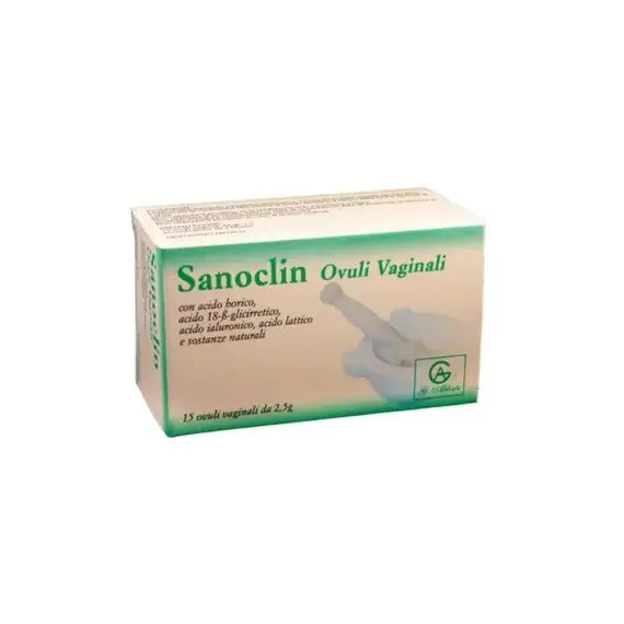 Sanoclin 15 Ovuli Vaginali 2,5 G | Acquista Online su Farmaclick