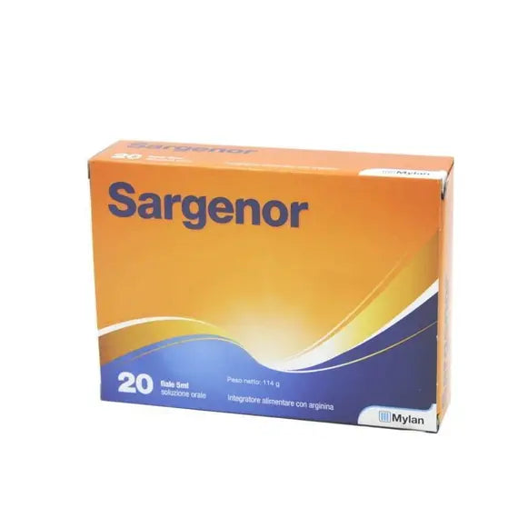 Sargenor Integratore Alimentare con Ariginina 20 Fiale | Acquista Online su Farmaclick