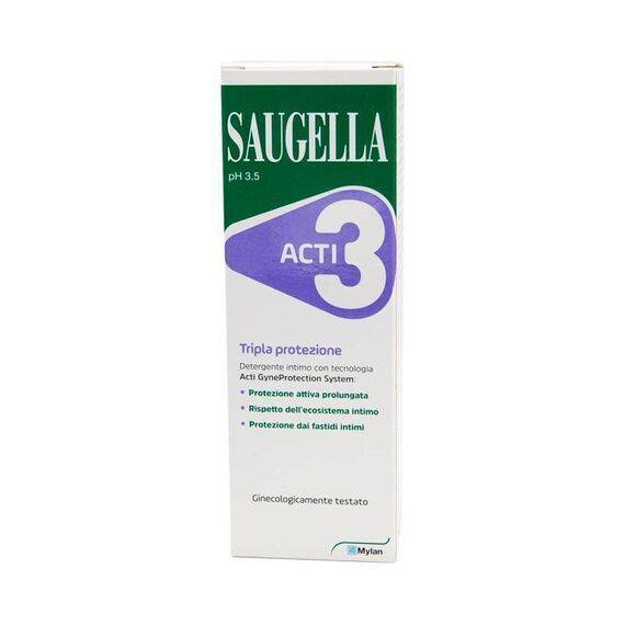 Saugella Acti3 Detergente Intimo Tripla Protezione 250ml | Acquista Online su Farmaclick