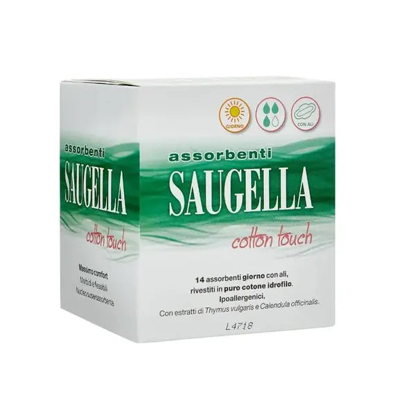 Saugella Cotton Touch Assorbenti Giorno 14 Pezzi Taglio Prezzo | Acquista Online su Farmaclick