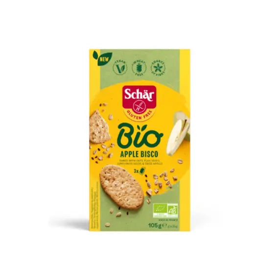 Schar Bio Apple Biscotti Senza Glutine 105 Gr | Acquista Online su Farmaclick