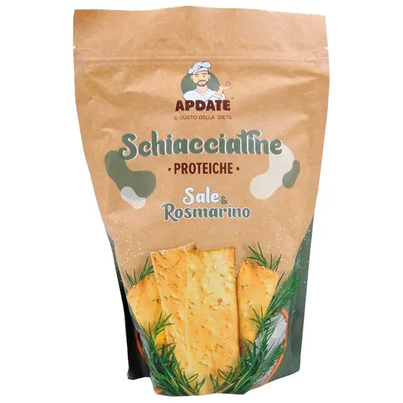 Apdate Schiacciatine Proteiche Sale e Rosmarino 150g | Acquista Online su Farmaclick