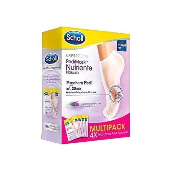 Scholl Pedimask Maschera Piedi Nutriente con Olio di Macadamia, 4 Paia di Maschere Piedi | Acquista Online su Farmaclick