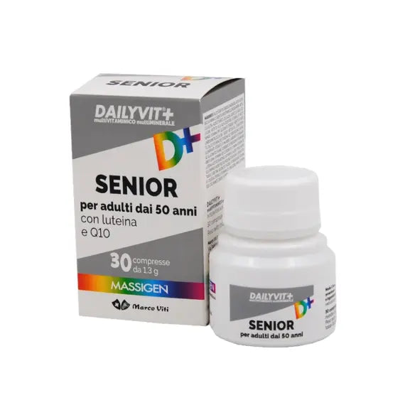 Dailyvit+ Senior Viti Integratore Alimentare per Adulti Over 50 30 Compresse 1,3g | Acquista Online su Farmaclick