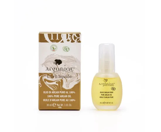 Arganiae Olio Di Argan Puro 100 % Trattamento Viso Corpo Anti Invecchiamento 30 Ml
