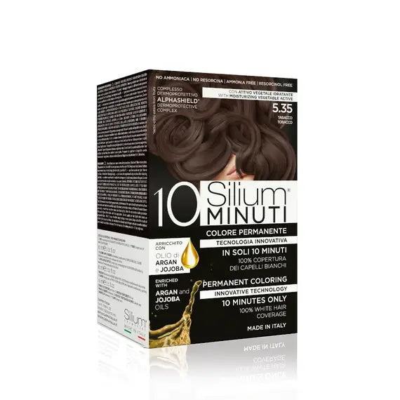Silium 10 Minuti Colorazione Permantente con Olio di Argan Jojoba Color Tabacco 5.35 | Acquista Online su Farmaclick