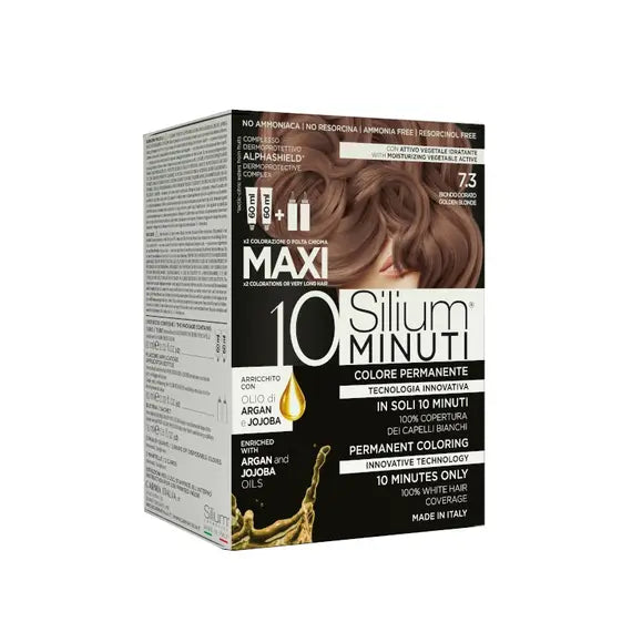 Silium Maxi 10 Minuti Biondo Dorato 7.3 Colore Permanente X 2 Colorazioni o Folta Chioma | Acquista Online su Farmaclick