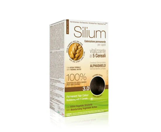 Silium Vitalisierende Permanente Haarfarbe mit 5 Getreidesorten 3.00 Dunkelbraun