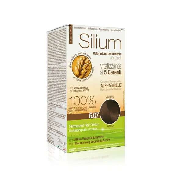 Silium Colorazione Permanente per Capelli Vitalizzante Ai 5 Cereali Nocciola 6.07 | Acquista Online su Farmaclick