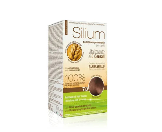 Silium Dauerhafte Haarfarbe Revitalisierend Mit 5 Getreidesorten 7.0 Naturblond
