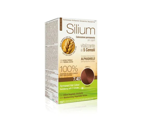 Silium Dauerhafte Haarfarbe Revitalisierend Mit 5 Getreidesorten 7.40 Zimt