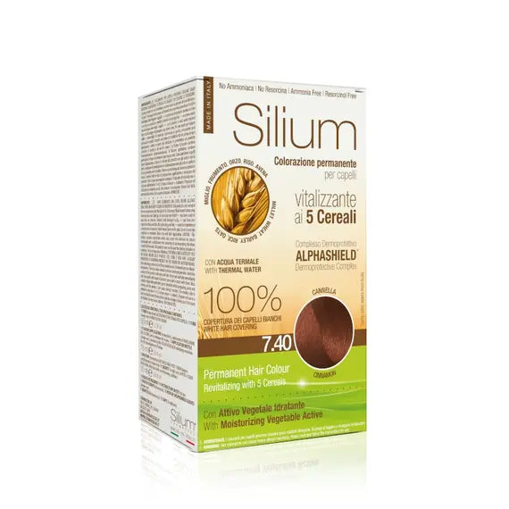 Silium Colorazione Permanente per Capelli Vitalizzante Ai 5 Cereali 7.40 Cannella | Acquista Online su Farmaclick