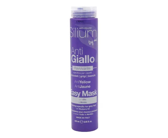Silium Easy Mask Anti-Gelbstich Revitalisierend Für Graues Haar 250 ml