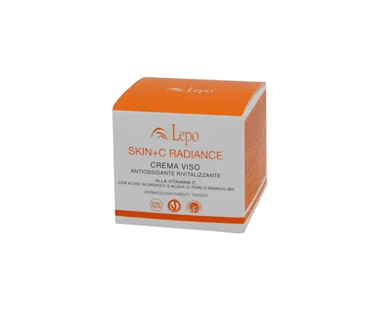 Lepo Skin + C Radiance Crema Viso Antiossidante Rivitalizzante Vitamina C 50 Ml