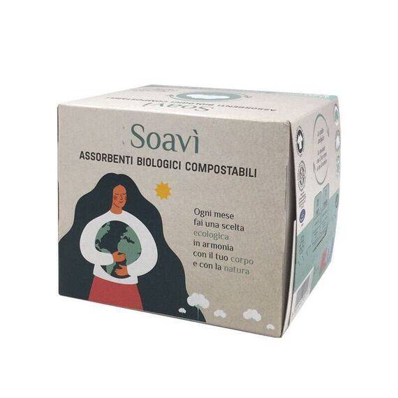 Soavi Assorbenti Giorno Bio Compostabili con Ali 14 Pezzi | Acquista Online su Farmaclick