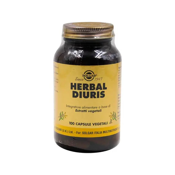 Solgar Herbal Diuris Integratore Alimentare 100 Capsule | Acquista Online su Farmaclick