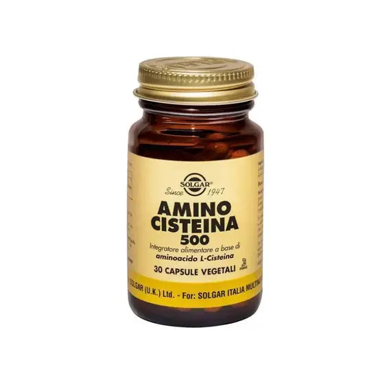 Solgar Amino Cisteina 500 Integratore Alimentare per Unghie e Capelli 30 Capsule Vegetali | Acquista Online su Farmaclick
