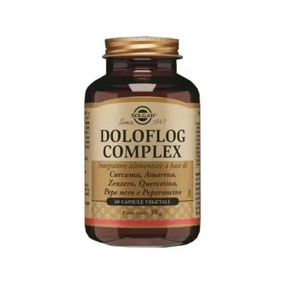 Solgar Doloflog Complex Integratore per Dolori Muscolari e Articolari 60 Capsule | Acquista Online su Farmaclick