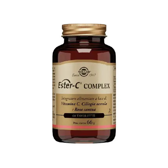 Solgar Ester C Complex Integratore Alimentare 60 Tavolette | Acquista Online su Farmaclick