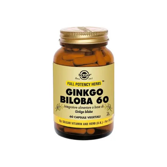 Solgar Ginkgo Biloba 60 Integratore per la Circolazione 60 Capsule | Acquista Online su Farmaclick