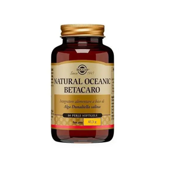 Solgar Natural Oceanic Betacaro Integratore per il Benessere della Vista e della Pelle 60 Perle | Acquista Online su Farmaclick