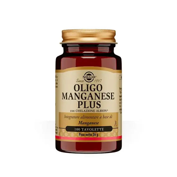 Solgar Oligo Manganese Plus Integratore Alimentare 100 Tavolette | Acquista Online su Farmaclick