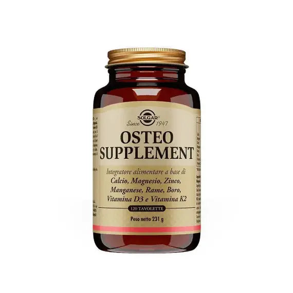 Solgar Osteo Supplement Integratore per Ossa e Denti 120 Tavolette | Acquista Online su Farmaclick