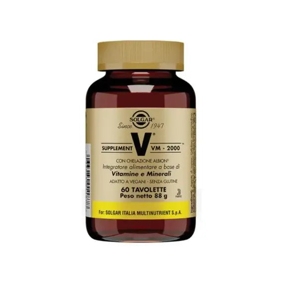 Solgar Vm 2000 Supplement Integratore Alimentare 60 Tavolette | Acquista Online su Farmaclick