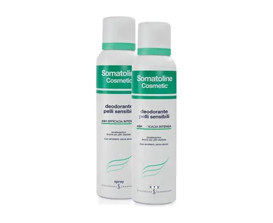 Somatoline Cosmetic Deodorant Spray Empfindliche Haut 2 Deodorants 150 ml