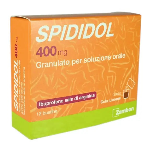 Spididol Granulato Gusto Cola Limone 12 Bustine da 400 Mg | Acquista Online su Farmaclick