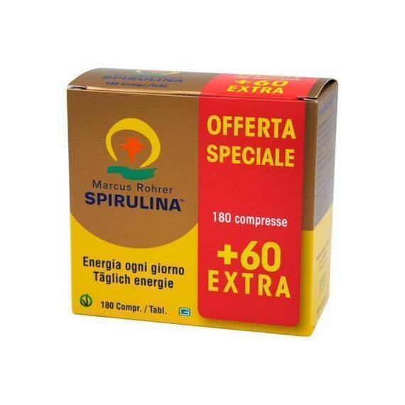 Marcus Rohrer Spirulina Integratore di Energia 180 + 60 Extra | Acquista Online su Farmaclick