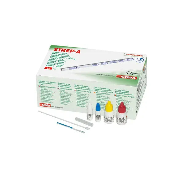 Test Strep a - Test Rapido per Streptococco 25 Strisce per Analisi su Tampone Faringeo | Acquista Online su Farmaclick