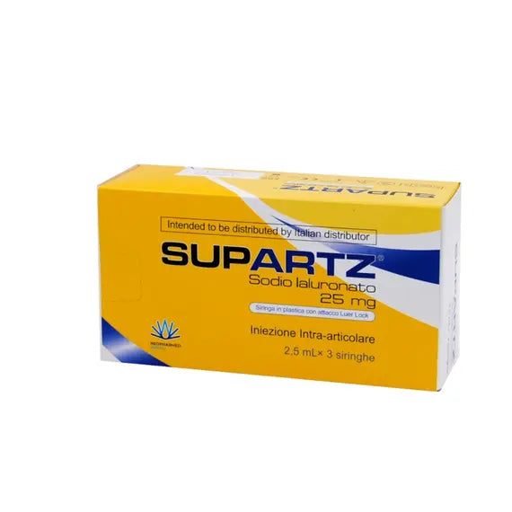 Supartz Sodio Ialuronato Iniezione Intra-articolare 3 Siringhe da 2.5ml | Acquista Online su Farmaclick