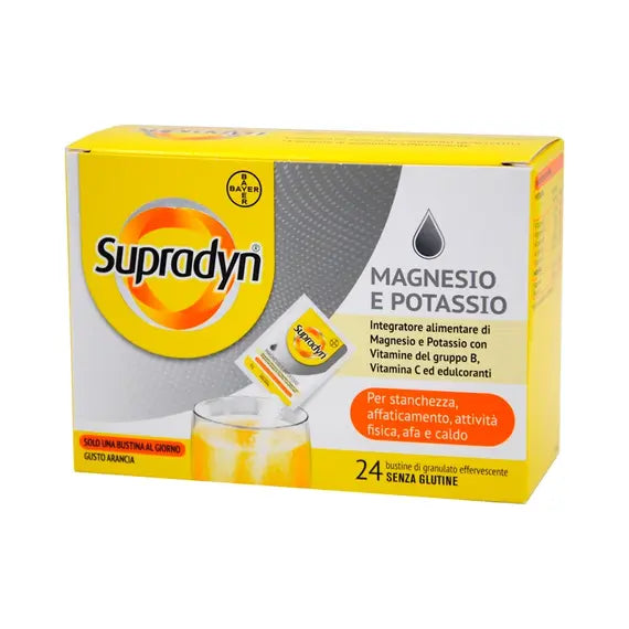 Supradyn Magnesio Potassio 24 Bustine | Acquista Online su Farmaclick