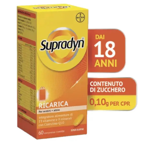 Supradyn Ricarica Integratore Multivitaminico 60 Compresse Rivestite | Acquista Online su Farmaclick